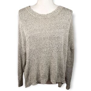 WINDSOR CREAM/GRAY SWEATER SZ.M/L EUC